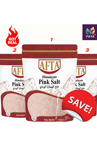 AFTA 3X Himalayan Pink Salt (Fine Granules) 3kg Set