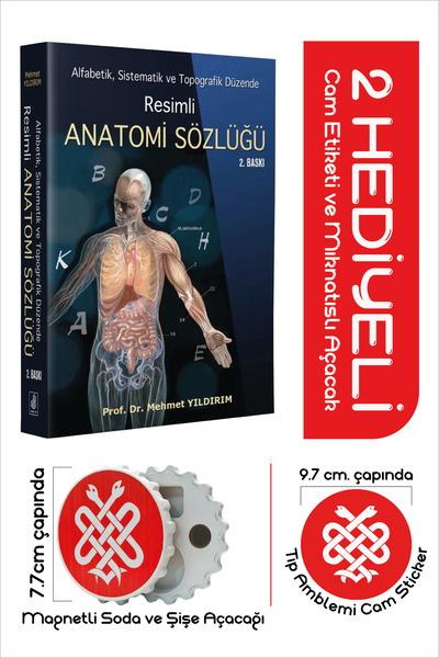 Nobel Tıp Kitabevleri Resimli Anatomi Sözlüğü Sistematik Topografik Alfabetik...