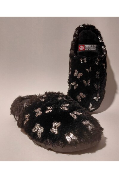 GEZER Shiny Butterfly-Detail Lightweight and Comfortable Black Women's Winter...