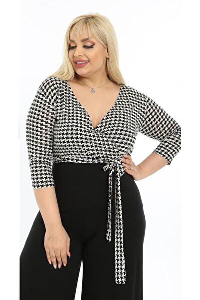 Mad Diva Salopeta Black Ecosez, Plus Size