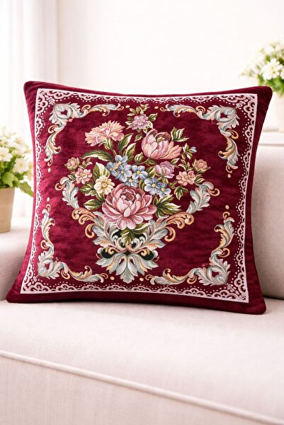 Yeshome Collection Classic Elegance Tapestry Floral Pattern Decorative Pillow...