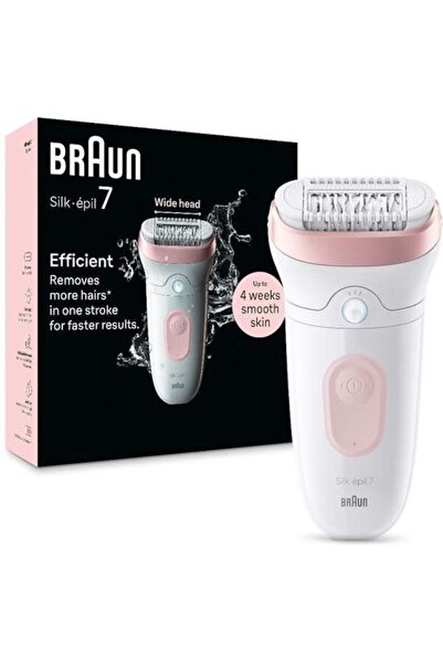 Braun Epilator Braun Silk-epil 7 7-000, 40 pensete, MicroGrip, Lumina intelig...