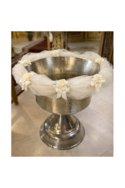 Recostore Tull decor cristelnita, ivoire cu flori albe, 3M, Recostore®, REC50...