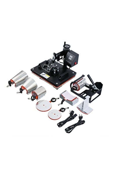 VEVOR 8in1 Heat Press Machine, Plate 38x38 cm