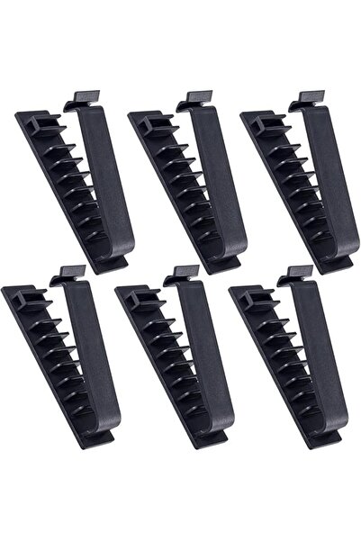 The Bros 6 Pcs Cable Organizer Clips, Self-Adhesive Cord Management Holders, ...