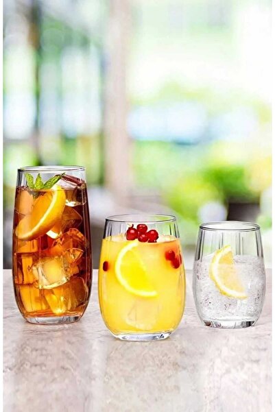 Paşabahçe لينكا 18 قطعة كوب زجاجي للمشروبات الخفيفة 96820