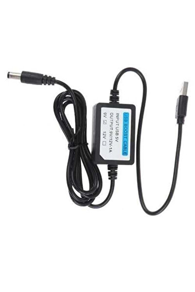 Genel Markalar USB 5V - 9V 1A Voltaj Yükseltici Booster 1m