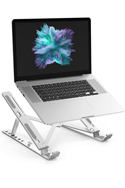 PSGT Alüminyum Ayarlı Laptop Macbook Uyumlu Notebook Yükseltici Tutucu Stand ...