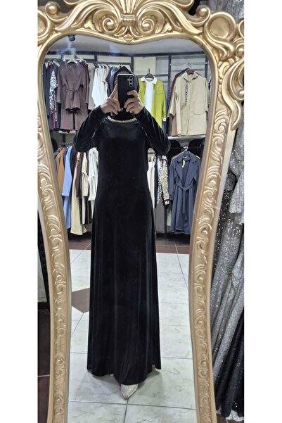 bonema فستان مخملي