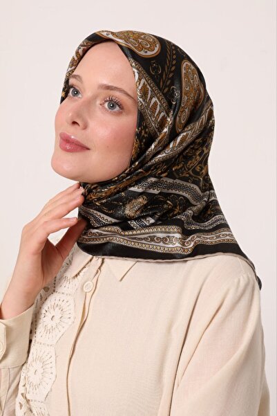 Levidor Ethnic Pattern Sparkling Crystal Scarf