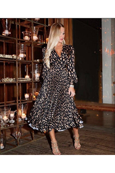 Mad Diva Satin Gold Dress