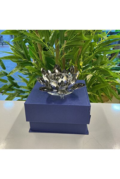 goldhomedesign Kristal Nilüfer Füme Mumluk