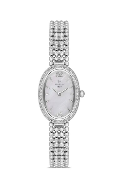 Hislon ساعة يد نسائية QL185S-09SS