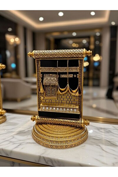 vipdekor POLYESTER BİBLO KABE KAPISI HAC UMRE HEDİYELİK