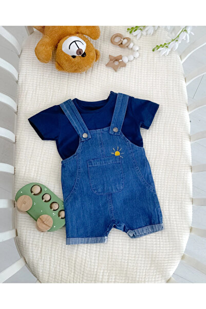 hümabebe Güneş Pocket Detail Shoulder Snap T-Shirt Summer Slopet Set of 2