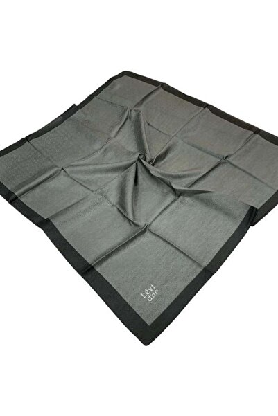 Levidor Φουλάρι με Μονόγραμμα - Σκούρο Γκρι