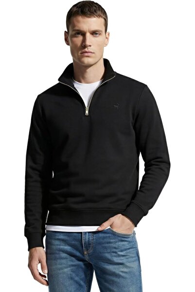 ANTHONY JACKSON Ανδρικό φούτερ με φερμουάρ στο λαιμό Premium Emilio