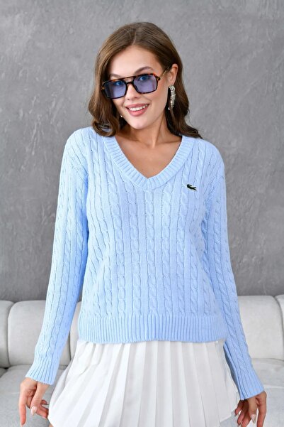 Park Karon Women's V-Neck Hair Knit Sweater 8450Sw