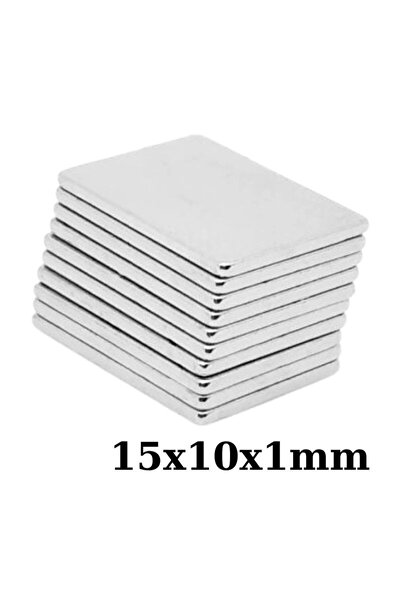 Genel Markalar 15x10x1mm Neodyum Güçlü Mıknatıs - Neodim Magnet