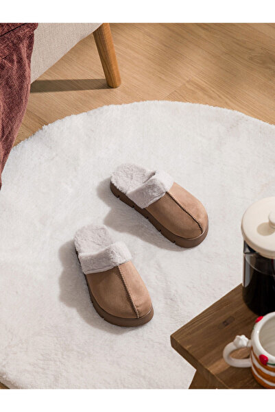 LC Waikiki Özmarka New Season Furry Women's House Slippers
