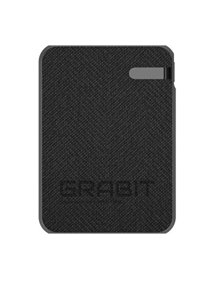 Grabit GPOWER-100T 10,000mAh PD Power Bank – Dual 20W USB-C Fast Charging, Sl...