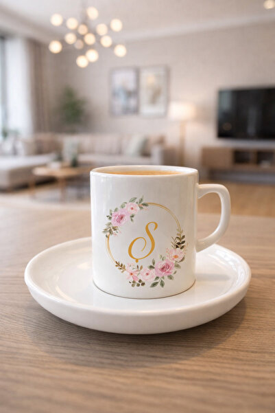 çokaş Kişiye/Firmaya Özel Baskılı Tekli Türk Kahvesi Fincanı -2