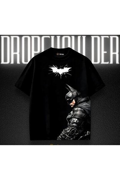 ZEMLİYA Ανδρικό Oversize T-Shirt με στάμπα εμπνευσμένη από τον Dark Knight – ...
