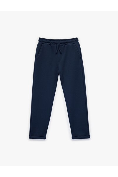 Koton Boy's Tracksuit Bottom 6Skb40009Tk Dark Blue