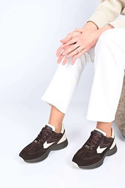 Bestello Lace-Up Thermo Sole Genuine Leather Sneaker 338-7108 Women's Shoes