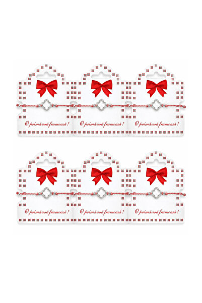 OEM Set of 6 Martisor Bracelets with Clover