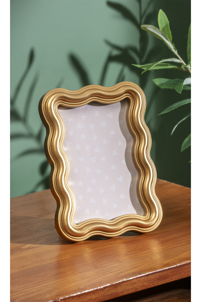 Eq deco Gold Dekoratif Fotoğraf Çerçeve Seti Dörtlü