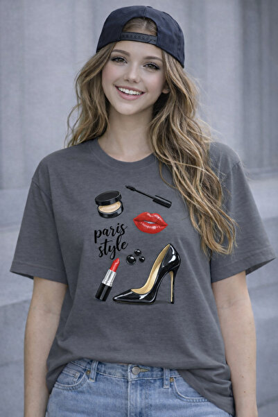 ArtYus Cool Girl Printed Cotton Relaxed Fit Round Neck Unisex T-Shirt