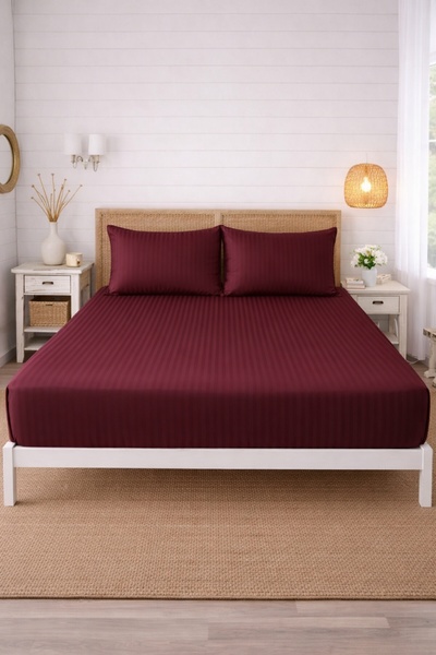 moon secret tekstil 100% Cotton Elastic Sheet Duvet Cover Set 180 X 200