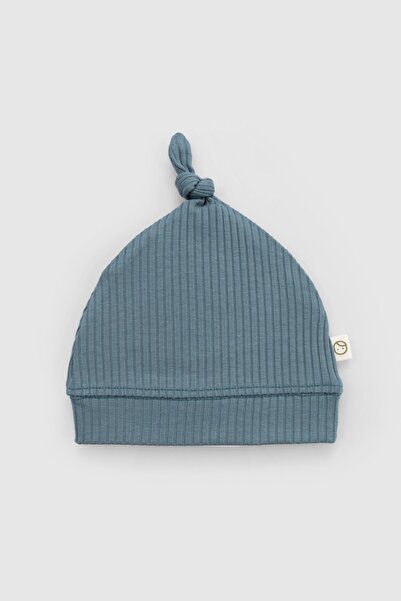 Little Gusto قبعة مودال من القطن العضوي مع عقدة على شكل قميص قصير لحديثي الول...