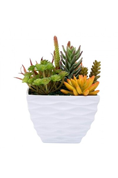 Noname Artificial succulent plant arrangement in pot, 22,5 cm