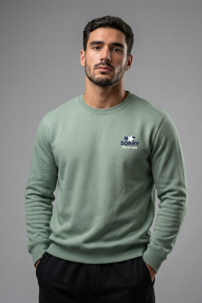 COMBİNE MİCHAİL Ανδρικό φούτερ με στάμπα στο στήθος