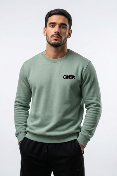 COMBİNE MİCHAİL Мъжка блуза с принт CMB на гърдите Çağla