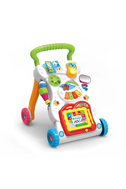 Zenva Walker cu centru de activități multifuncțional, Verde deschis