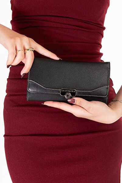 Gondol Multi-Compartment Convenient Stylish Wallet Gp.1489 Black