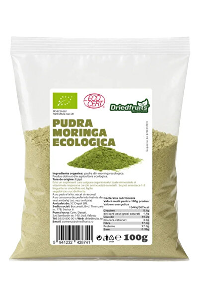 Driedfruits Moringa powder ORGANIC - 100 g