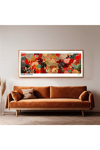 woodhomeworks Tek Parça Gerçek Ahşap Yatay Panorama Çerçeveli Tablo yayai kucama