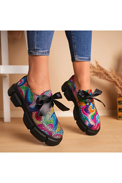 Polinski Shoes Pantofi Casual Dama Piele Naturala Stained Glass – Fabricati M...