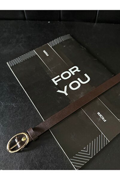 Fiori Thin Belt with Gold Buckle, Pants Belt, Shirt Belt, Coat Belt, Dress Belt