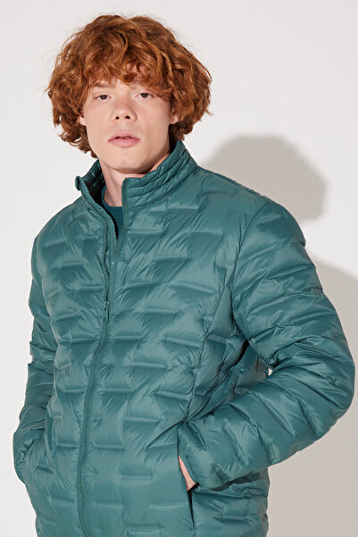 Lee معطف رجالي أخضر L232287300 سترة منتفخة