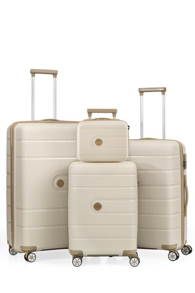 ÇÇS 5247-5261 Polipropilen 4 Lü Valiz Seti