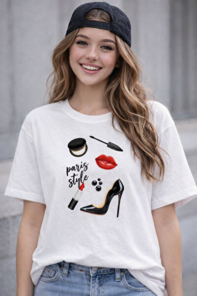 ArtYus Cool Girl Printed Cotton Relaxed Fit Round Neck Unisex T-Shirt