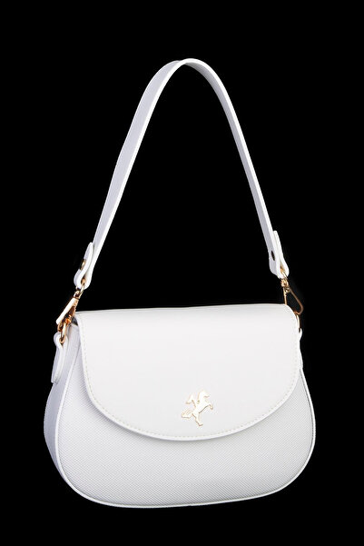 Nas Bag Women's Shoulder and Crossbody Bag with Double Straps - White Coral