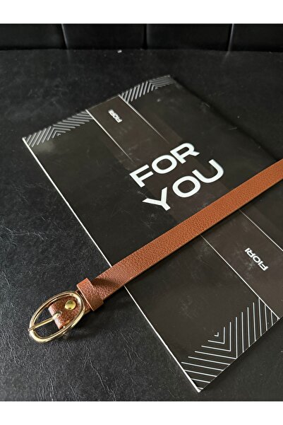 Fiori Thin Belt with Gold Buckle, Pants Belt, Shirt Belt, Coat Belt, Dress Belt