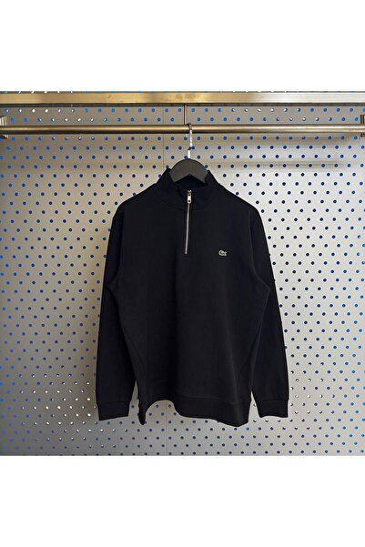 JESSE STORY Men's - Women's Unisex Half-Zipper Custom Embroidery Design Sweat...