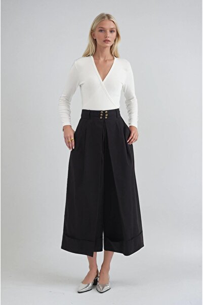Lijuri Bel Detaylı Çan Paça Pantolon 0119